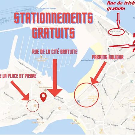 Appartement Saint Malo Vue Sur Mer Et Sur Intra Muros, Ferry, Plage Et Commerces A 50 M Экстерьер фото