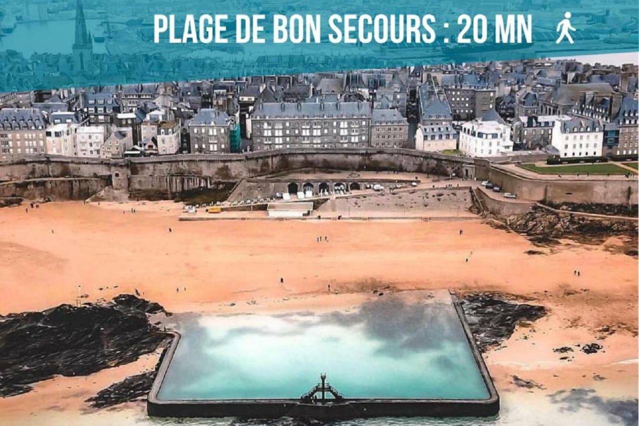 Appartement Saint Malo Vue Sur Mer Et Sur Intra Muros, Ferry, Plage Et Commerces A 50 M Экстерьер фото